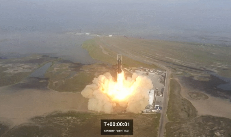 SpaceX星舰发射3分钟后在空中解体爆炸SpaceX发射团队将其人为引爆